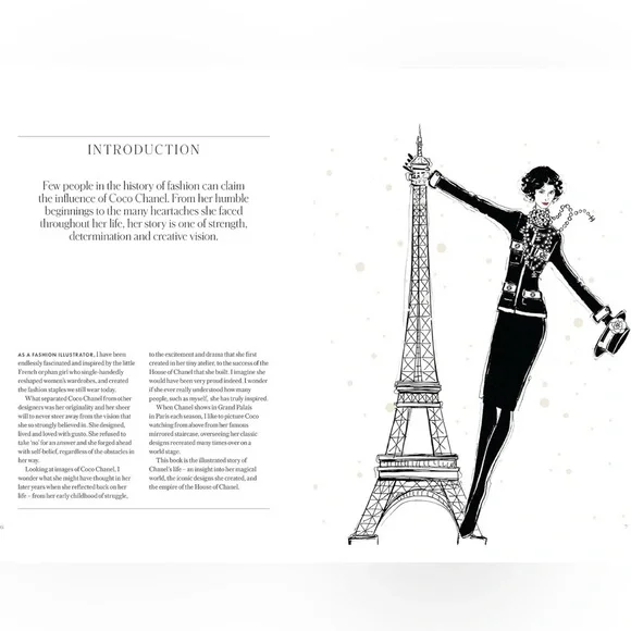 CHANEL Illustration Fashion Coffee Table Book - Picture 3 of 5